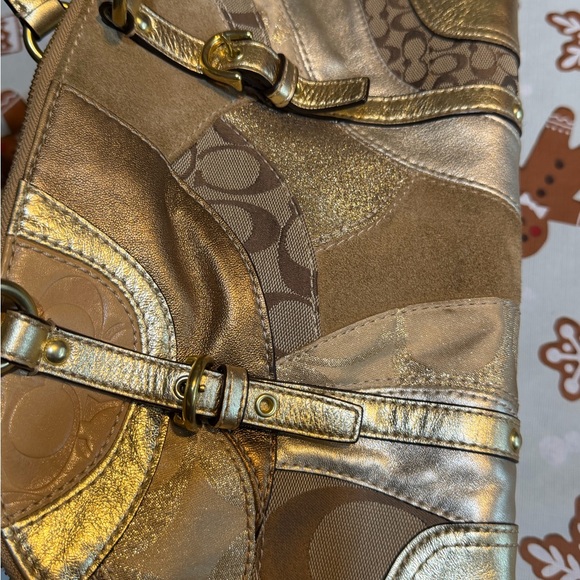 Coach HTF Mosaic Gallery Patchwork Dome Satchel - Picture 15 of 16